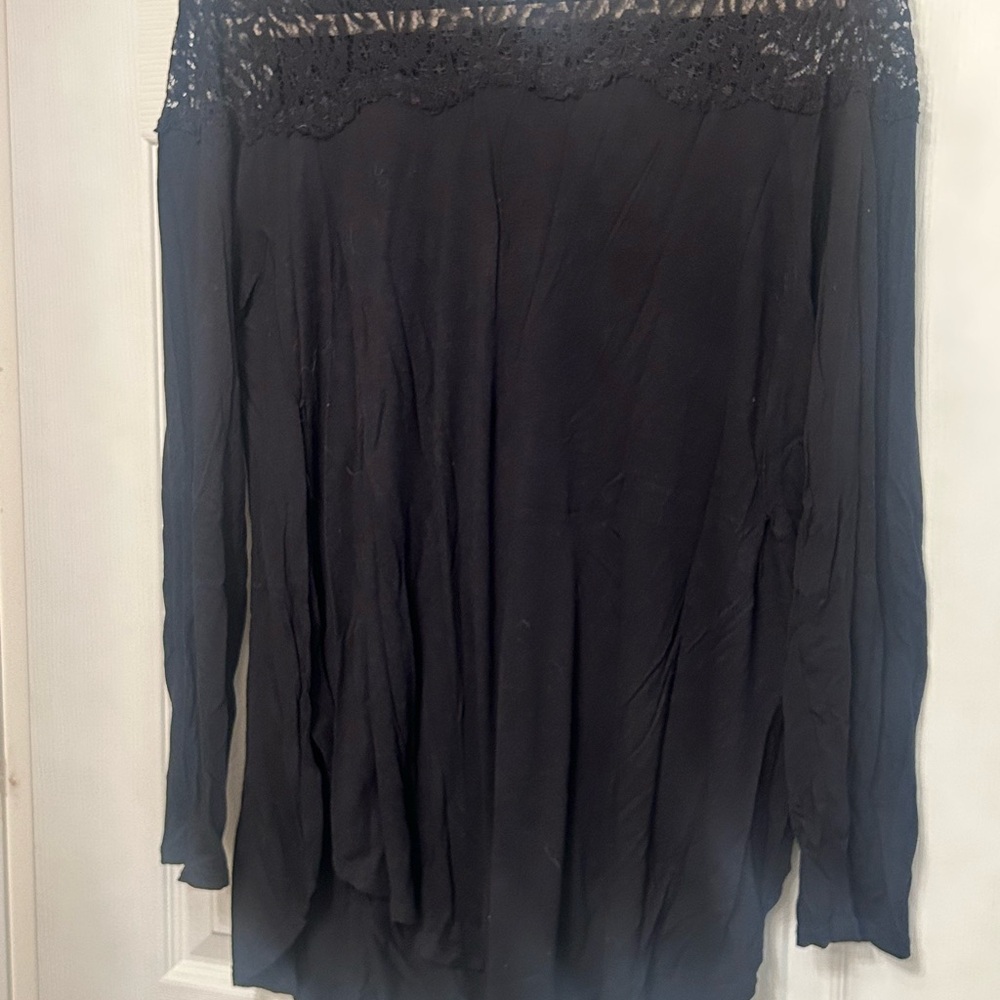 Old Navy Black Lace Top